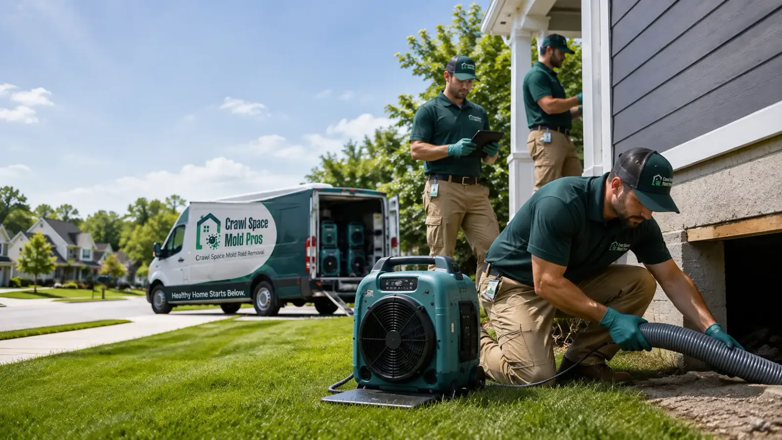 Crawl Space Mold Removal in Lusby, MD